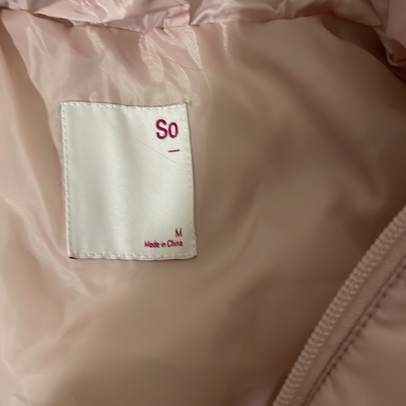 Girls so puffer vest size M - Picture 2 of 2